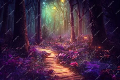 Wander through the magical forest